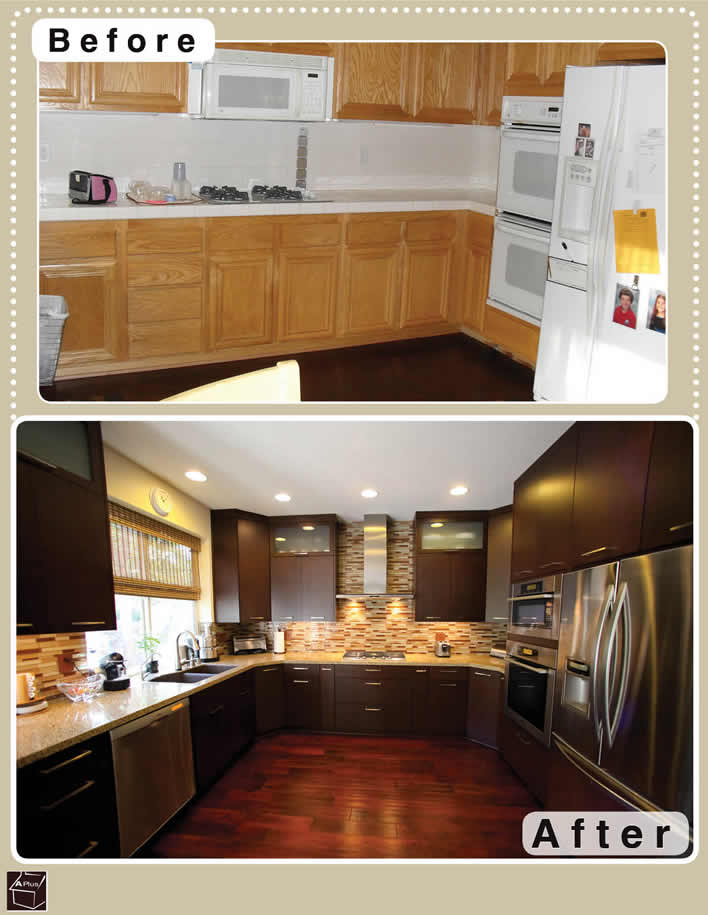 Kitchen remodeling orange county before & after