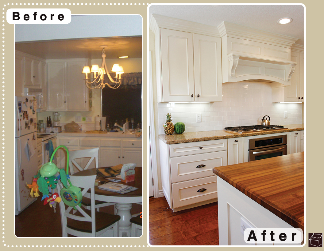 Photo of the hood in a custom kitchen remodel in Mission Viejo