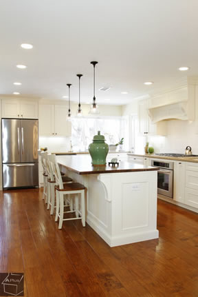 Natural light spacious kitchen design idea orange county