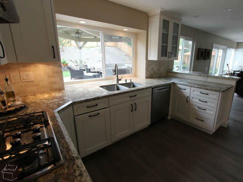 Orange County Custom Kitchen Cabinets by APlus Interior Design & Remodeling