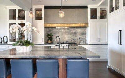 Coastal Luxury Kitchen and Fireplace Remodel in Newport Coast, California
