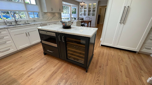 custom white cabinetry Transitional Kitchen Design Santa Ana